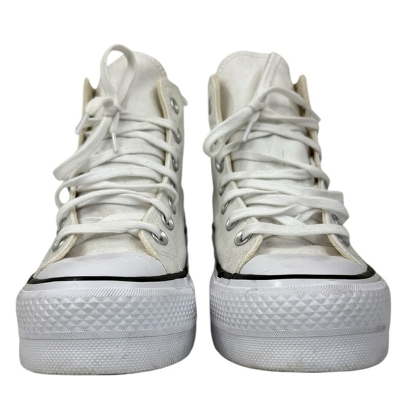 Converse Kids Chuck Taylor All Star Lift Platform Canvas High-Top Sneakers - Picture 4 of 15